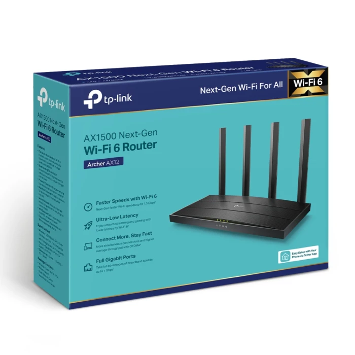TP-Link Archer AX12 AX1500 WiFi 6