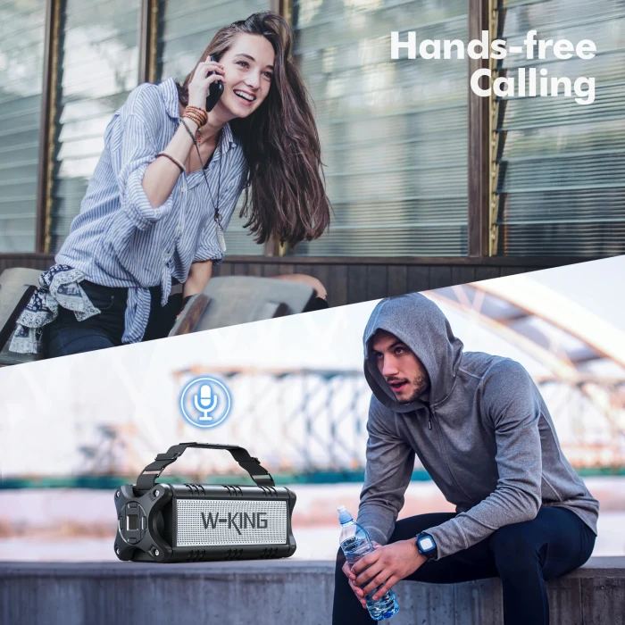 W-King Блутут колонка D8 Black - 50W