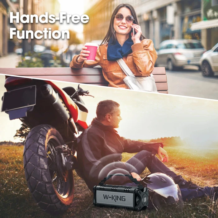 W-King Блутут колонка D8 Black - 50W