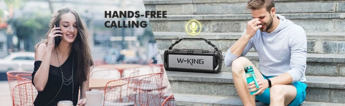 W-King Блутут колонка D8 Black - 50W