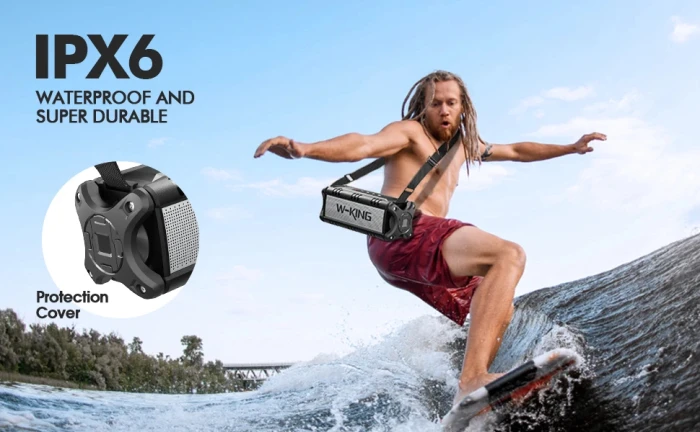 W-King Блутут колонка D8 Black - 50W