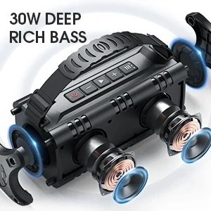 W-King Блутут колонка D8 Mini Black - 30W