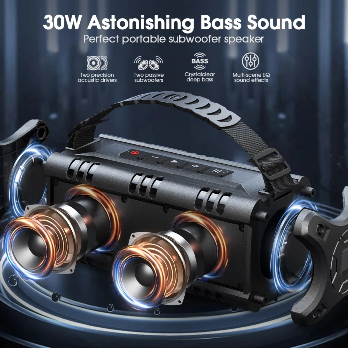 W-King Блутут колонка D8 Mini Black - 30W