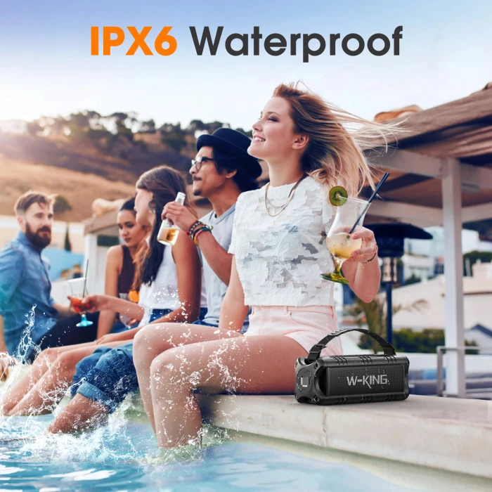 W-King Блутут колонка D8 Mini Black - 30W