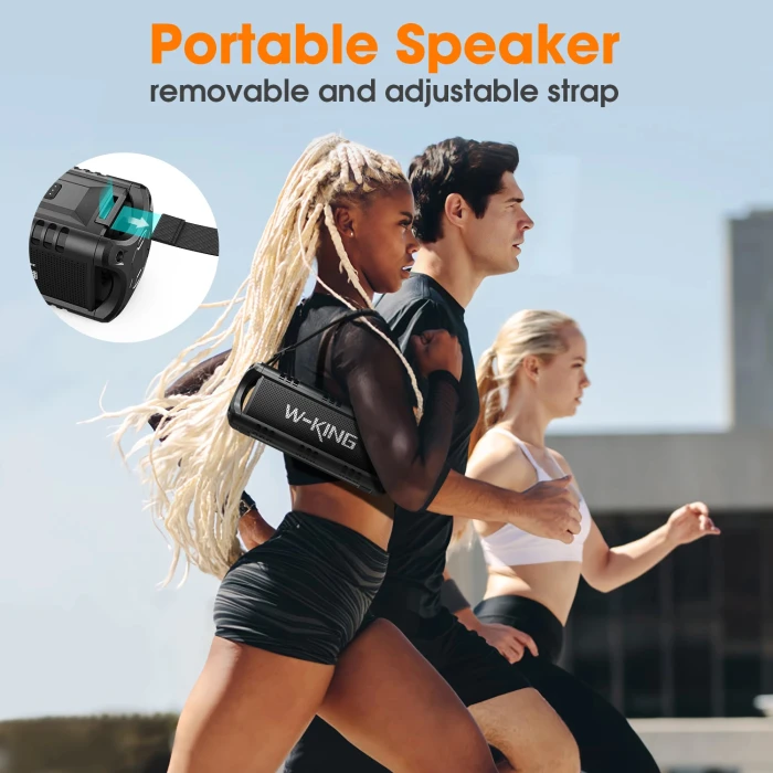 W-King Блутут колонка D8 Mini Black - 30W