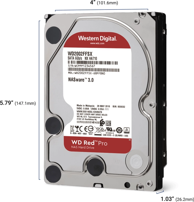 WD Red Pro NAS - 10TB