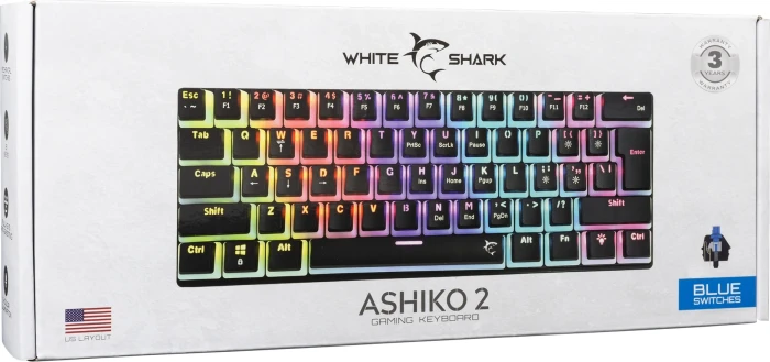 White Shark ASHIKO 2 Clicky - Black