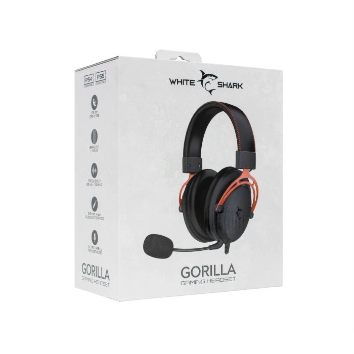 White Shark GORILLA - BLACK-RED