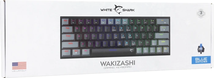 White Shark WAKIZASHI 2 Clicky - Black