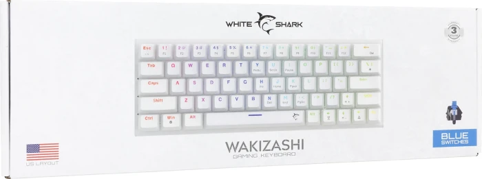 White Shark WAKIZASHI 2 Clicky - White