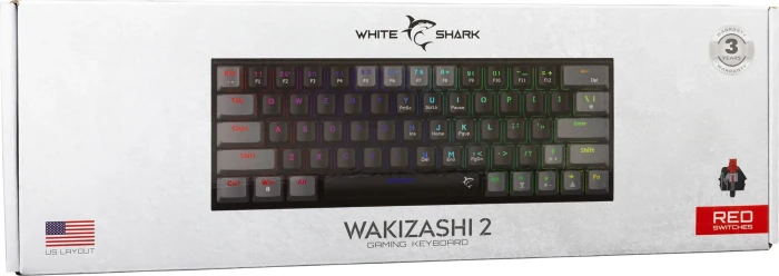 White Shark WAKIZASHI 2 Linear - Black