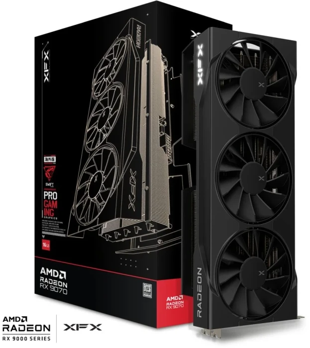 XFX Swift RX 9070 OC Triple Fan