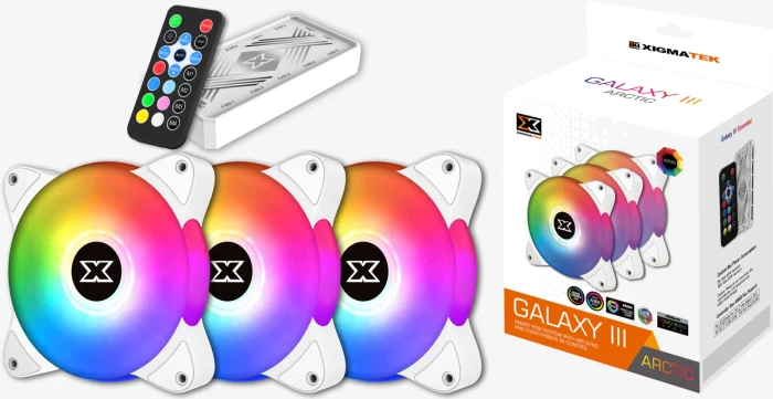 XIGMATEK Galaxy III Essential Arctic 3in1