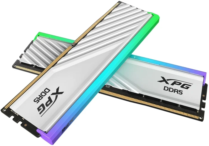 32GB (2x16) DDR5-6400 CL32 XPG LANCER BLADE RGB WHITE EXPO & XMP