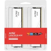 32GB (2x16) DDR5-6400 CL32 XPG LANCER BLADE RGB WHITE EXPO & XMP