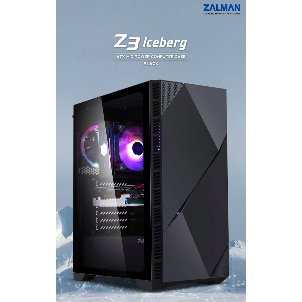 Zalman Z3 ICEBERG BLACK aRGB