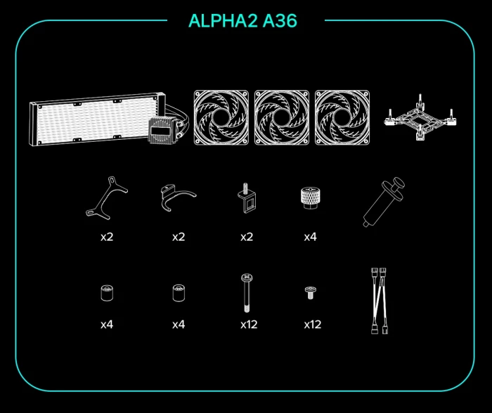 ZALMAN ALPHA2 A36 - Black