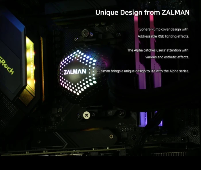 Zalman ALPHA 36 BLACK ARGB