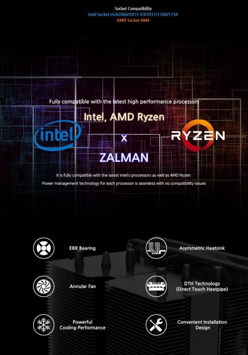 Zalman CNPS10X PERFORMA BLACK