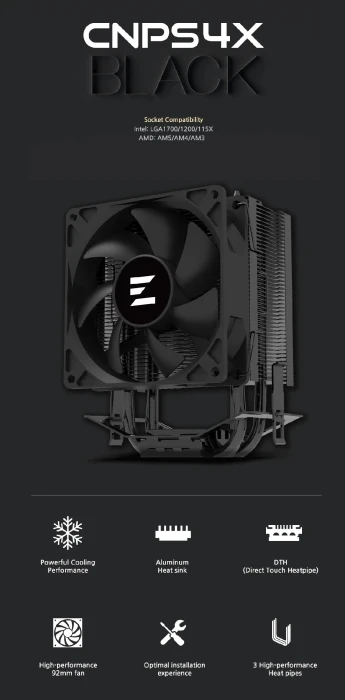 Zalman CNPS4X BLACK