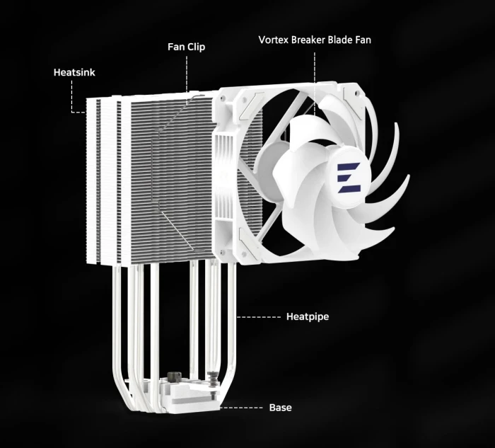 Zalman CNPS9X PERFORMA ARGB WHITE
