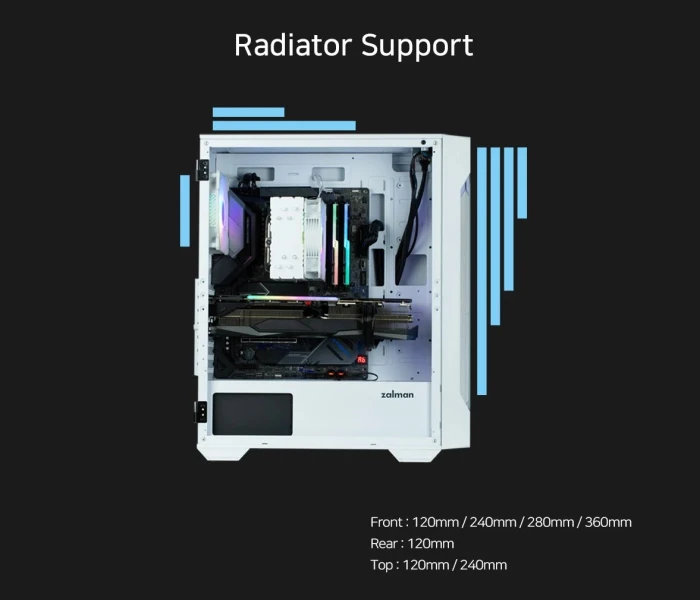 Zalman i3 NEO TG White