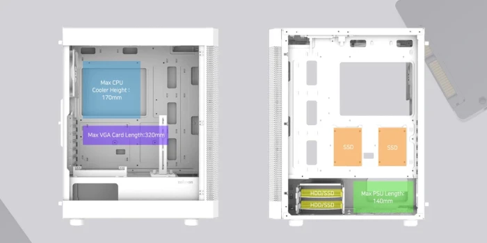 Zalman I4 White