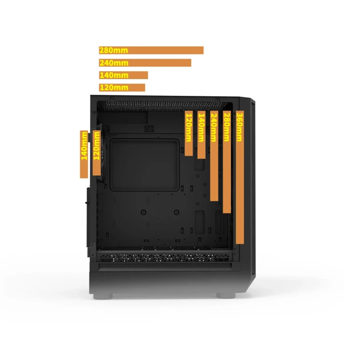 Zalman I6 Black Fixed RGB