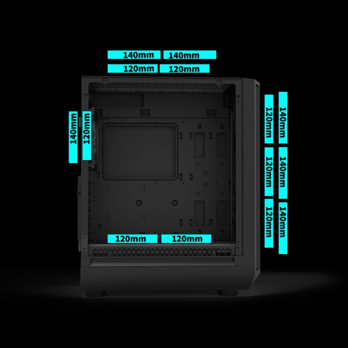 Zalman I6 Black Fixed RGB