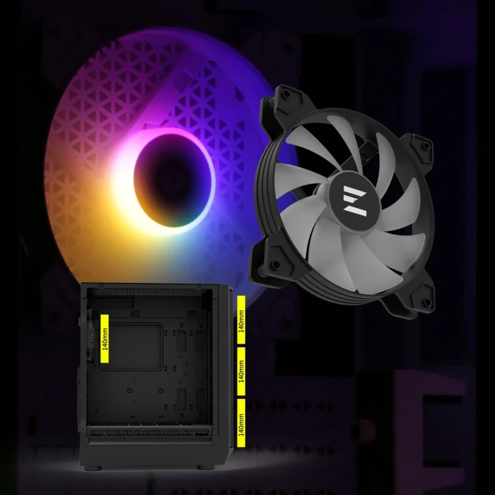 Zalman I6 Black Fixed RGB
