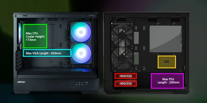 Zalman P30 Black