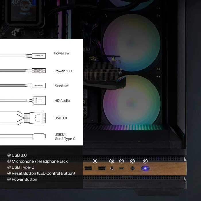 ZALMAN P40 NAMU - Black