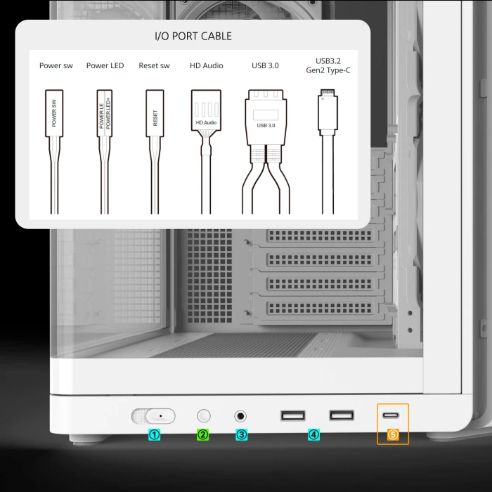 ZALMAN P60 - White