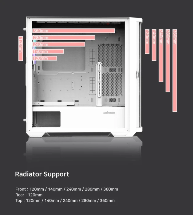 Zalman Z10 DUO White