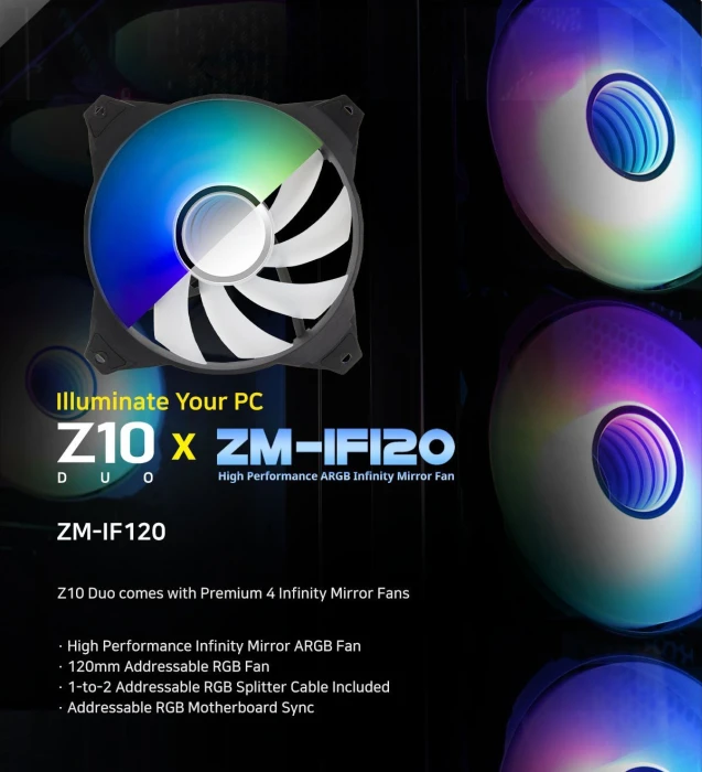 Zalman Z10 DUO Mesh TG