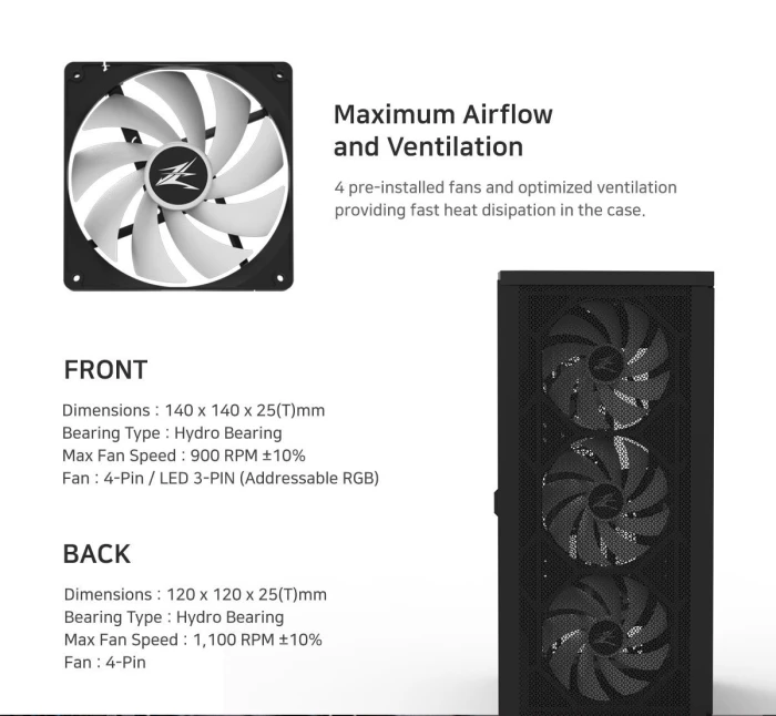 Zalman Z10 PLUS TG