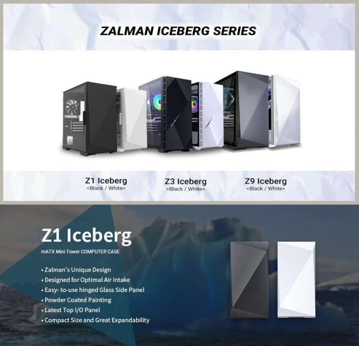 Zalman Z1 Iceberg White
