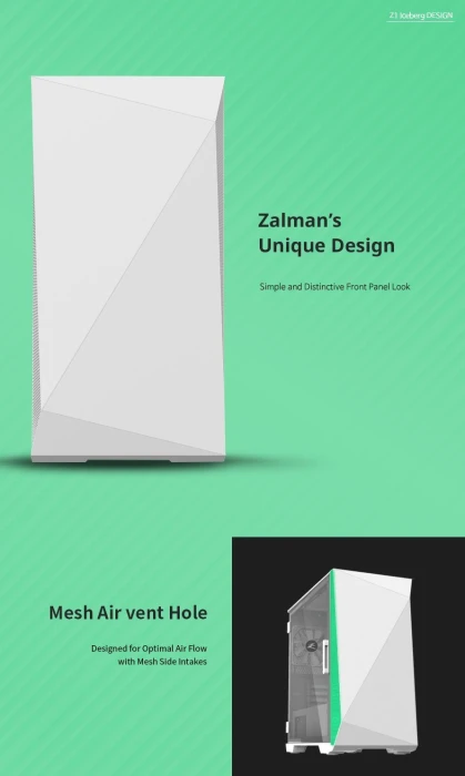 Zalman Z1 Iceberg White