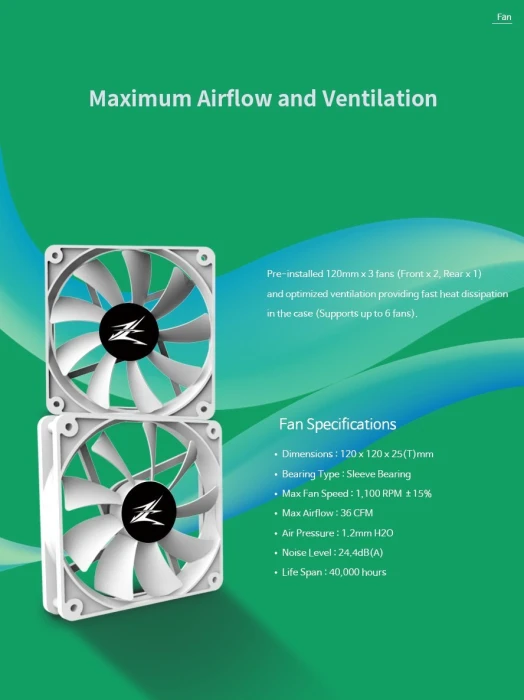 Zalman Z1 Iceberg White