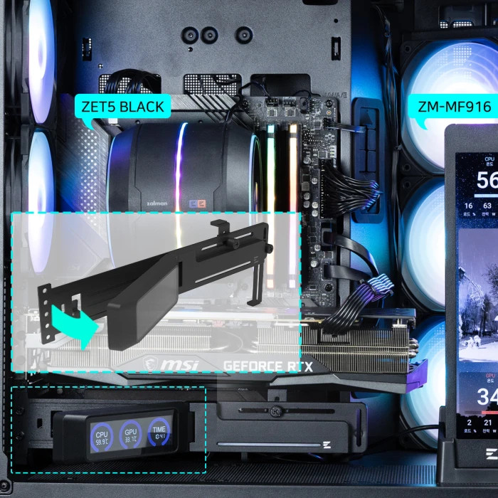 ZALMAN ZM-V3S DS - Black