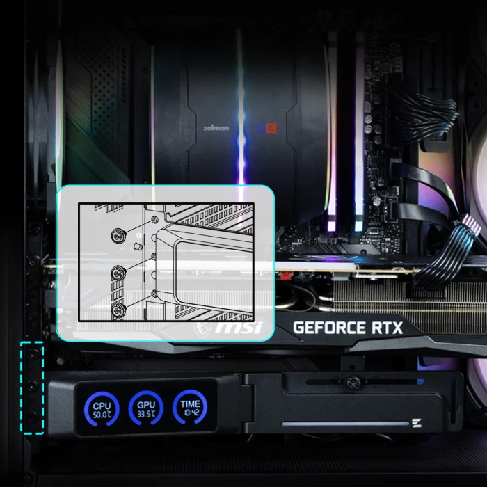 ZALMAN ZM-V3S DS - Black