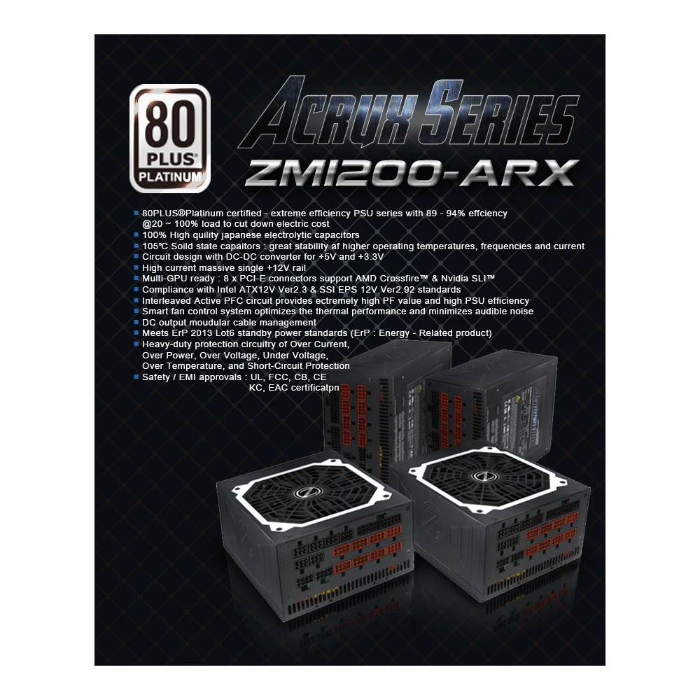 Zalman ZM-1200-ARX Platinum 1200W