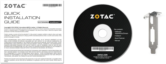 ZOTAC GT 1030 2GB GDDR5 - Low Profile