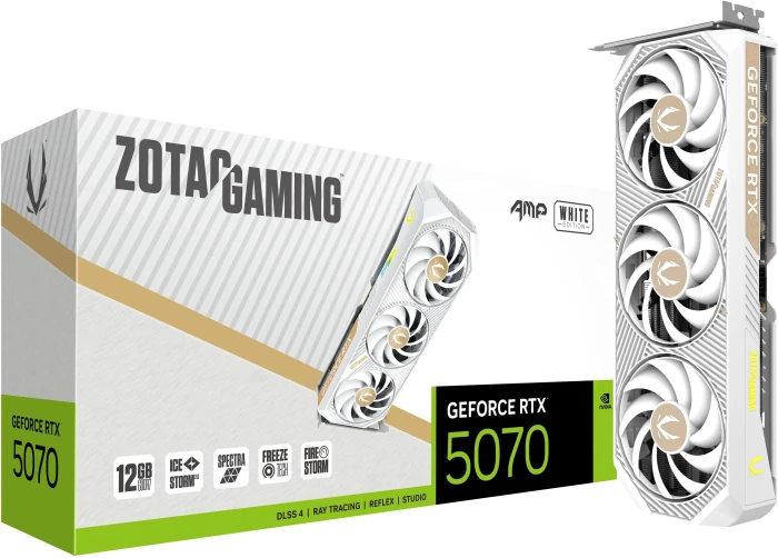 ZOTAC RTX 5070 12GB AMP White