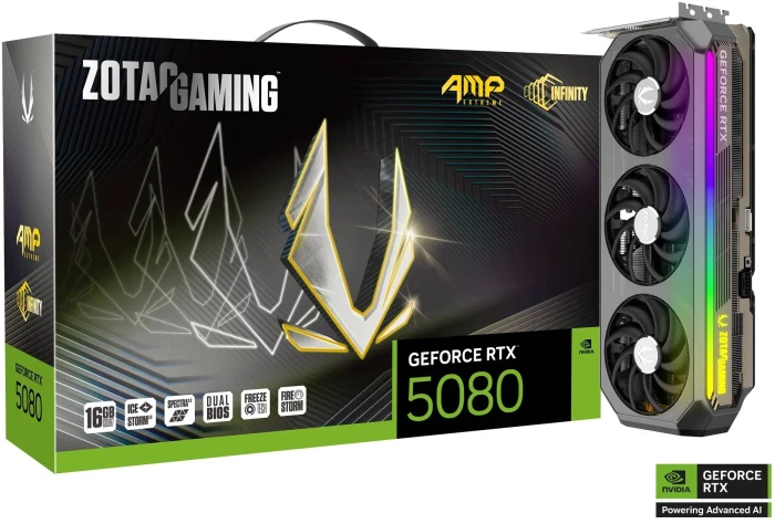 ZOTAC RTX 5080 AMP Extreme INFINITY 16G