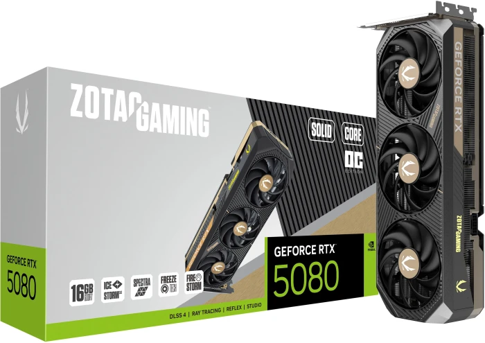 ZOTAC RTX 5080 SOLID CORE OC 16GB