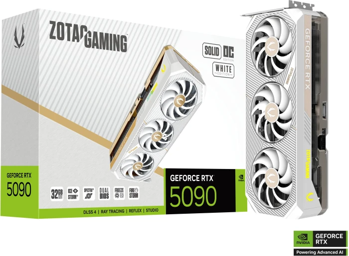 ZOTAC RTX 5090 SOLID OC 32GB White