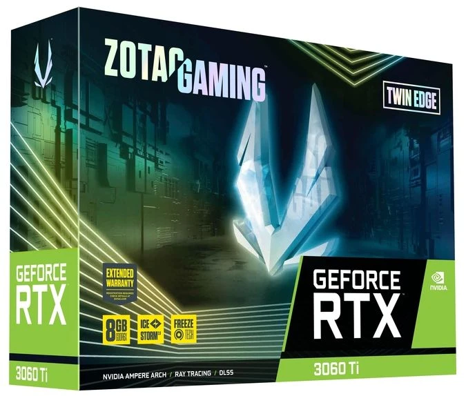 ZOTAC GAMING GEFORCE RTX 3060 Ti Twin Edge 8GB GDDR6X
